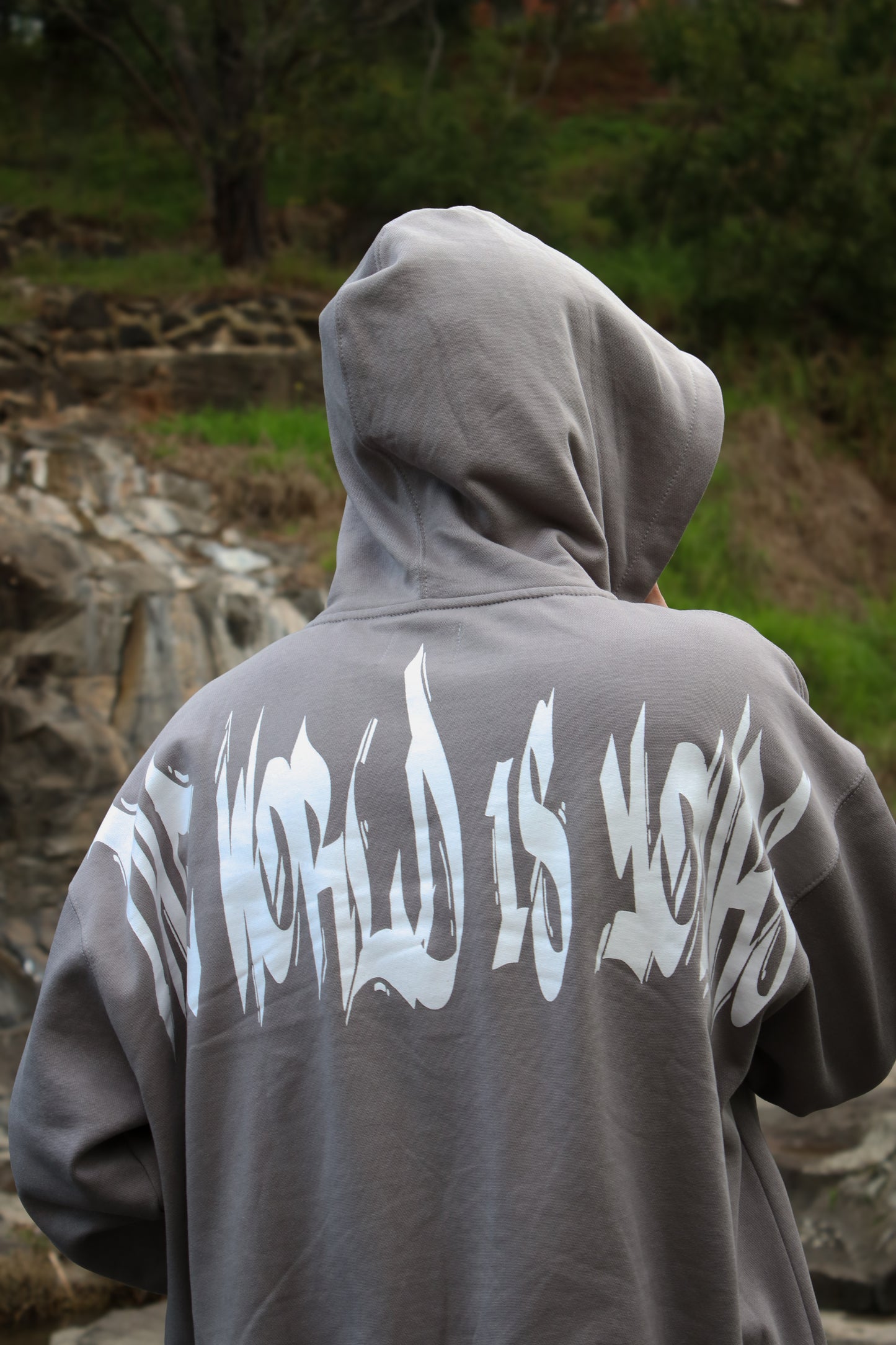 SELFMADE HEAVY ZIP UP HOODIE (GREY)