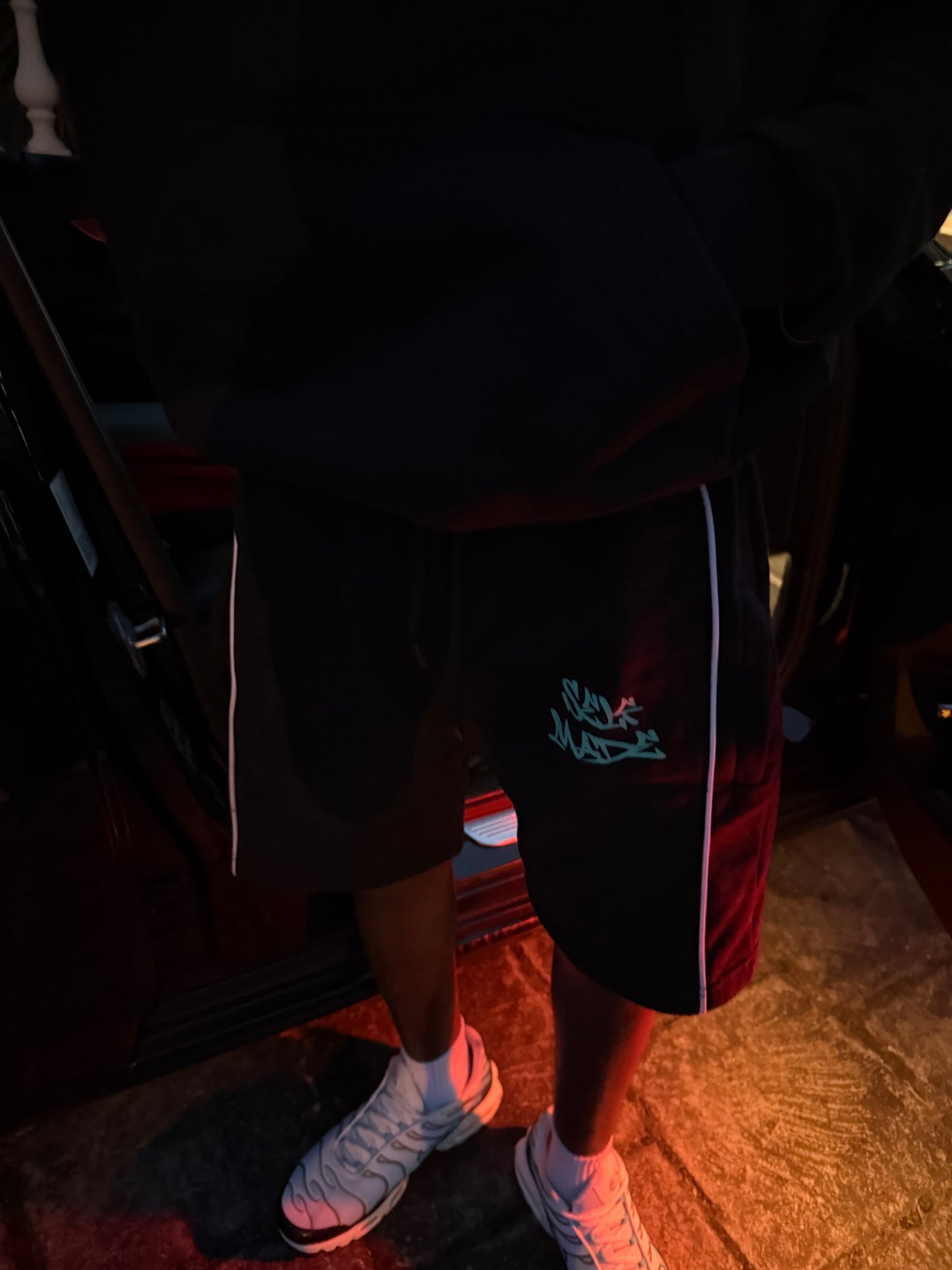 TEAL GRAFFITI SELFMADE SHORTS