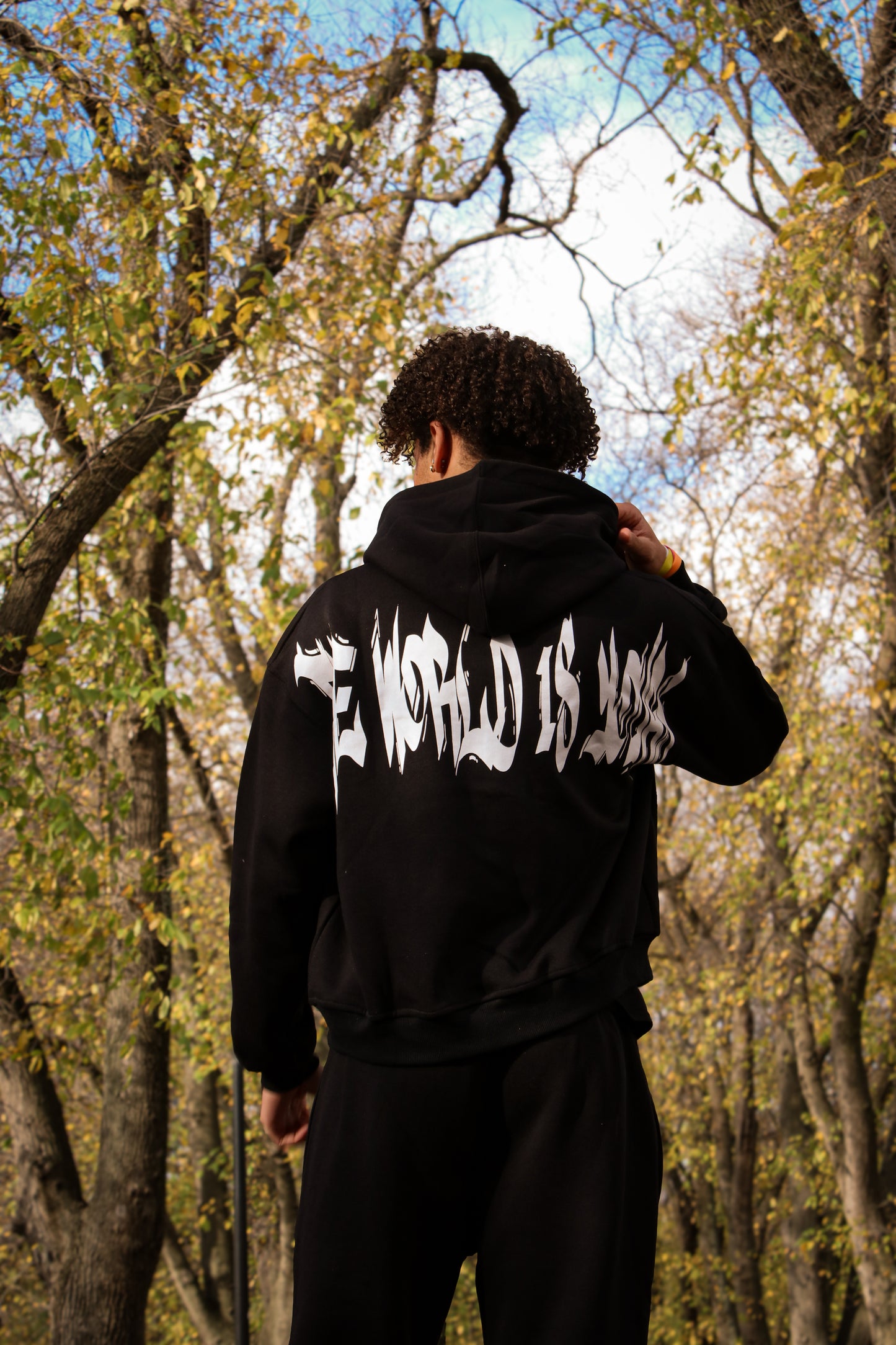 SELFMADE HEAVY ZIP UP HOODIE (BLACK)